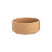 Cane Lettered Cat Bowl 13cm image