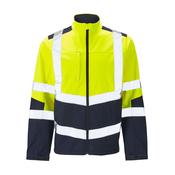 Hi-Vis 2 Tone Yellow Softshell Jacket image