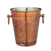 Stainless Steel Sparkling Wine Bucket with Copper Finish image