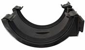 Half Round Black Gutter Joint Bracket image