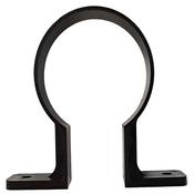 Round Black Downpipe Clip