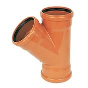 110mm 45° Triple Socket Bend