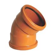 110mm 45° Bend Double Collar 