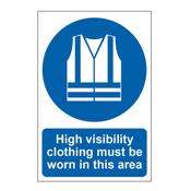 'Hi-Vis Clothing' Sign image