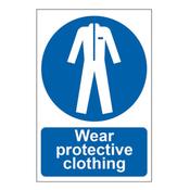'Wear Protective Clothing' Sign image