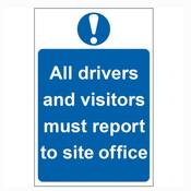 'Drivers and Visitors' Sign image