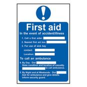 'First Aid' Sign image