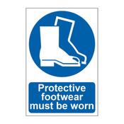'Protective Footwear' Sign image