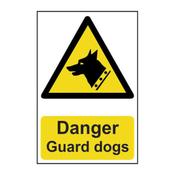'Danger Guard Dogs' Sign