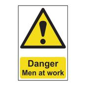 'Danger Men At Work' Sign image