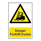 'Danger Forklift Trucks' Sign image
