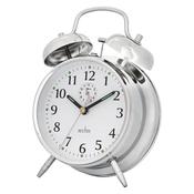 Saxon Double Bell Alarm Clock | Chrome image