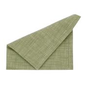 Waltons Chambray Napkin Set of 4 | Olive image