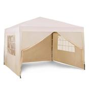 Pop Up Gazebo with Sidewalls | 3M x 3M | Cream image