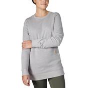 Carhartt Women’s Force Lightweight Sweatshirt | Asphalt Heather | Size Options image