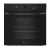 Indesit Built-In Single Electric Oven | 66L | Black | IO233BUK image
