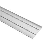 Trojan Self-Adhesive Coverstrip 0.9m Brushed Silver | A08/07/093 image