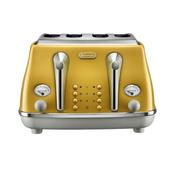 Icona Capitals 4-Slice Toaster Yellow image