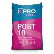 Kilsaran Post 10 Concrete Mix 20kg - Rapid Setting, Sets in 10 Minutes, For Fixing All Types of Posts