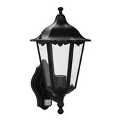 Luceco 6 Panel PIR Outdoor Coach Lantern | Black | LEXDCL6PBL-02 image