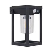 Luceco Filament Solar Wall Lantern with PIR | Black | LEXSL22B30-01 image