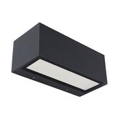 LUTEC Gemini Up &amp; Down LED Outdoor Wall Light | 1300 Lumen | Dark Grey | 5189112118 image