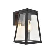 LUTEC FIA Solar LED Outdoor Wall Lantern | Matt Black | 6990901012 image