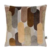 Scatter Box Idris Cut Velvet Cushion | Multicolour | 43 x 43cm image