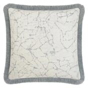 Scatter Box Sable Marbled Cushion | Blue/Natural | 43 x 43cm image