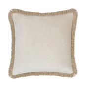 Scatter Box Elodie Velvet Cushion | Natural | 43 x 43cm image