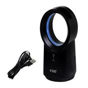 Russell Hobbs Bladeless USB Desk Fan | Black | Rechargeable | RHBLDLUSB25B image