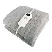 De Vielle Heated Fleece Throw | Grey | 180 x 130cm | DEV006190 image