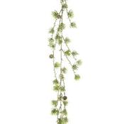 Floral Silk Frosty Ming Pine Garland | Frosted Green | 180 cm