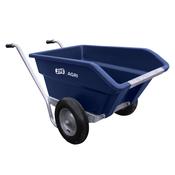 JFC 250L Twin Wheel Tipping Wheelbarrow | Blue | TWB250-1 image