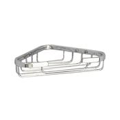 Corner Soap Basket | Chrome image