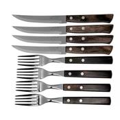 8-Piece Cutlery Set with Wooden Handles image