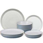 Impression Blue 12 Piece Tableware Set image