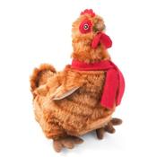 Poochie Poultry Dog Toy | Rust image