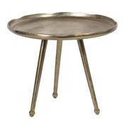 Aluminium Side Table 69 x 52cm | Gold image