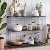 Hornton Storage Unit Iron 86cm | Black