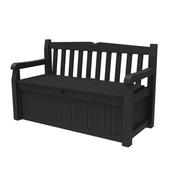 Eden 265L Garden Storage Bench | Grey image