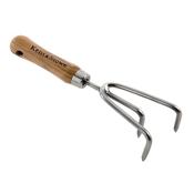 Stainless Steel Hand Cultivator 3 Prong image