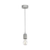 Silvares 1 Light Pendant Grey Concrete image