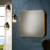 Orio Square Mirror Gold Leaf image