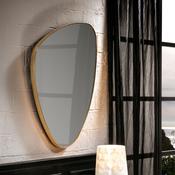 Orio Triangular Mirror Gold Leaf image