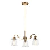 Aivian Multi Arm Pendant Ceiling Light Weathered Brass image