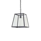 Saunte Hanging Lamp | Black &amp; Glass image