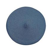 Circular Ribbed Placemat Slate Blue image
