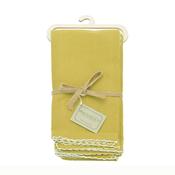 Scalloped Napkin Lemon | Set of 4 image