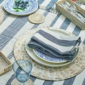 Wide Stripe Napkin Flint Blue (Set of 4) image